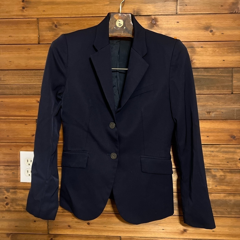 J.Crew vintage dark blue blazer see pictures for exact measurement